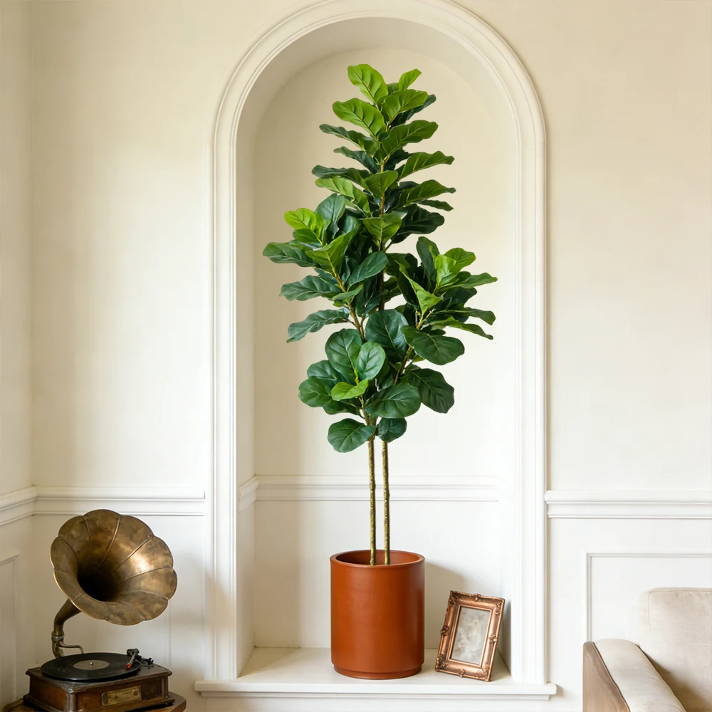 Искусственное дерево фикус лир – обзор и цена Ficus Lyrata Tree